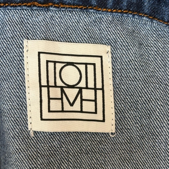 TOTEME Cropped Denim Jacket – EU 36 (US 2-4) NWOT - Picture 7 of 9